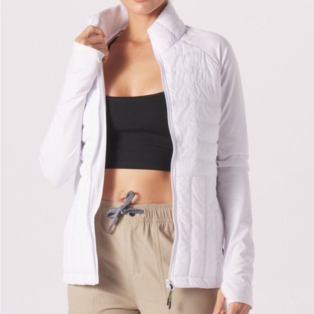 NWT Glyder Pure Puffer in white, size small